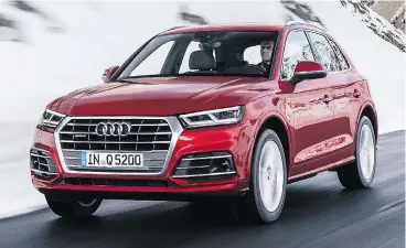  ?? — AUDI ?? The Q5 now accounts for nearly one-third of Audi’s sales volume.