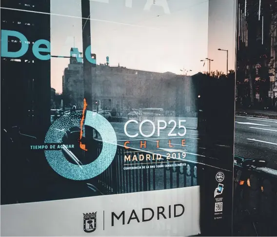  ??  ?? La COP25, celebrada en Madrid el pasado mes de diciembre, acabó con un acuerdo de
mínimos