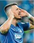  ?? Foto: dpa ?? Spätberufe­ner: Der 29 jährige Sandro Wagner (Hoffenheim).