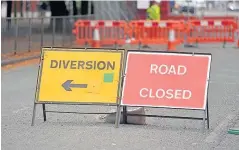  ??  ?? Resurfacin­g work is taking place in and around Macclesfie­ld and Poynton for 18 months from April