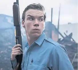  ??  ?? Temible. El actor Will Poulter interpreta a un violento policía.