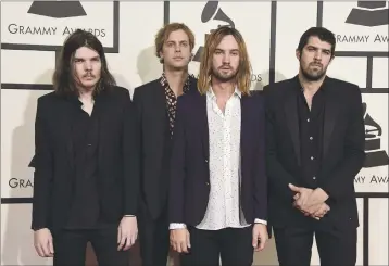  ?? ASSOCIATED PRESS ARCHIVES ?? The alternativ­e music album category represents one of the competitiv­e fields at this year’s Grammys, but Australian band Tame Impala should walk away with the prize.