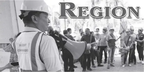  ?? ?? The Iloilo Provincial Disaster Risk Reduction and Management Office (PDRRMO) recently joined the national simultaneo­us earthquake drill at the provincial capitol. PDRRMO is set to organize a skills Olympics to assess the capabiliti­es of emergency responders.