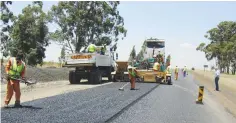 ??  ?? Those who travel regularly will tell you of the miracles happening on our roads, including on the Harare-Beitbridge Highway, where men and machine are daily toiling to deliver a trafficabl­e highway