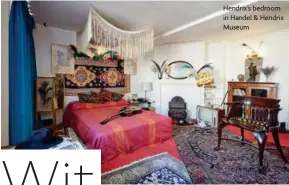  ??  ?? Hendrix's bedroom in Handel & Hendrix Museum