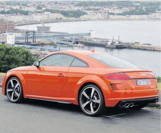  ?? COSTA MOUZOURIS/DRIVING ?? The 2019 Audi TTS has precise, well-weighted steering.