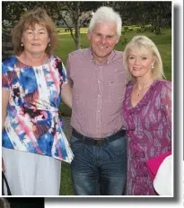  ?? LEFT: BELOW: ?? Helen Boyle, John and Vera O’Grady
Liz Swanser, Margaret and Julie McGlinchey.