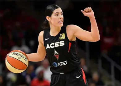  ?? Nick Wass The Associated Press ?? Kelsey Plum has advice for draftees: “If I could tell somebody now, I would say really soak it in.”