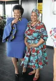  ?? ?? Yvonne Chaka Chaka, left, and her sister Refilwe Thabethe.