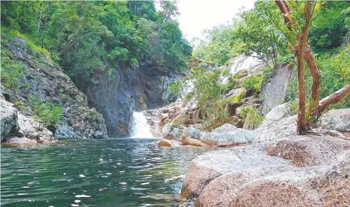  ??  ?? PRISTINE CONDITION: Behana Gorge 40kms south of Cairns