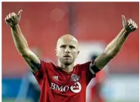  ??  ?? Leader…Toronto FC captain Michael Bradley