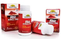  ??  ?? Nature’s Way red Krill Oil is the first krill oiltobe introduced in malaysia.