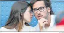  ?? GTRES ?? La pareja en una de sus primeras aparicione­s públicas.