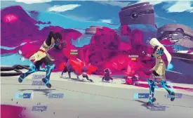  ??  ?? If the game is far more laid-back than Furi – and decidedly pacifist – there’s plenty of snap and crackle to be found in combat with infected beasts