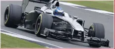  ??  ?? Will Palmer tested a Mclaren Formula 1 car at Silverston­e lastwednes­day as part of his prize for winning the 2015 Mclaren Autosport BRDC Award. 19-year-old Palmer drove Jenson Button’s 2011 Canadian Grand Prix-winning MP4-26, completing three five-lap...