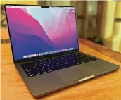  ?? Dwight Silverman ?? The notch at the top of that gorgeous screen notwithsta­nding, the 2021 14-inch MacBook is holistical­ly the best laptop you can own.