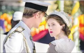  ?? Coco Van Oppens Netf lix ?? “THE CROWN” with Matt Smith and Claire Foy helped Netf lix’s Emmys ascent.