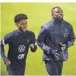  ?? FOTO: IMAGO ?? Marcus Thuram (r.), hier mit Kingsley Coman vom FC Bayern.