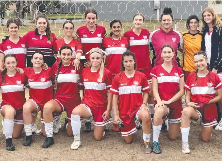  ?? Picture: supplied ?? The Palm Beach Currumbin State High football team has high hopes for the Schools Premier League this year.