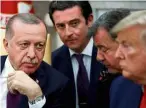  ?? — reuters ?? Meeting of minds: Trump having a joint press conference with erdogan at the White House.