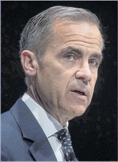  ?? Picture: AFP/GETTY ?? REMAINER: Mark Carney wants to wreck Brexit