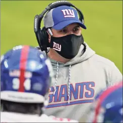  ?? Ashley Landis / Associated Press ?? Joe Judge is off to an 0-4 start as head coach of the Giants.