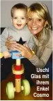 ??  ?? Uschi Glas mit ihrem Enkel Cosmo