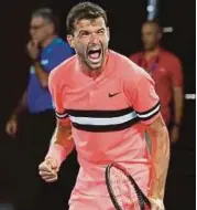  ??  ?? Grigor Dimitrov