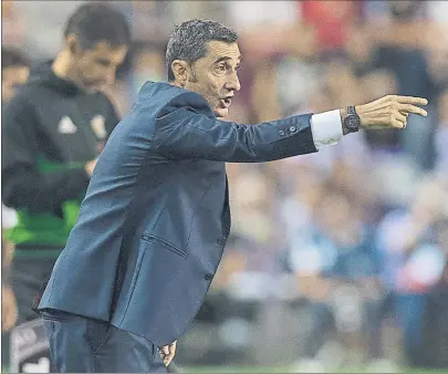  ?? FOTO: PERE PUNTÍ ?? Valverde, crítico No esconde su desagrado por el hecho de que la ventana de fichajes no se cierre igual en todas partes