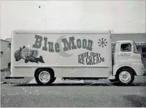  ??  ?? COOL BUSINESS: This is one of two Blue Moon trucks that serviced Napier and Hastings.