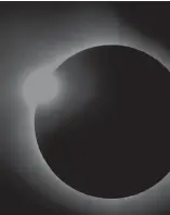  ??  ?? Muestra de còmo se verá el eclipse solar en la República Dominicana.