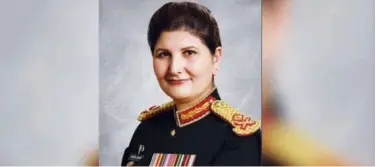  ??  ?? ↑
In 2017, Nigar Johar also became the third female officer in the history of Pakistan to reach the rank of major general.