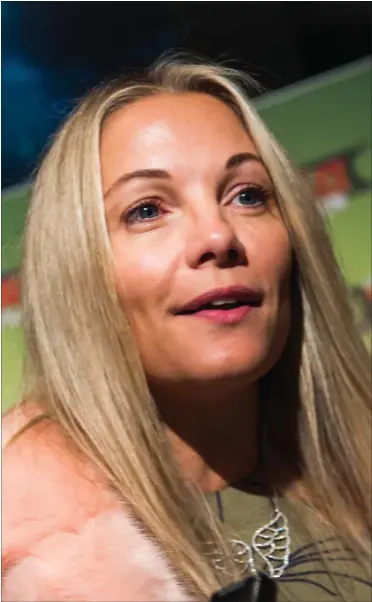  ?? FOTO: JONAS OLUFSON ?? Caroline Fleming tager sin bommert med et smil.