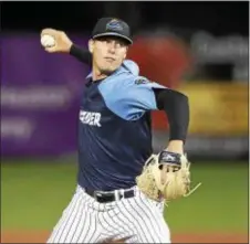  ?? JOHN BLAINE/ FILE PHOTO/ FOR THE TRENTONIAN ?? Brian Keller will start Game 1 of the ELDS for the Thunder against New Hampshire.