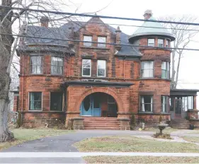  ??  ?? For sale: one sandstone mansion, with a lovingly restored interior and a modest ($579,000) price for someone escaping the price wars of Toronto or Vancouver.