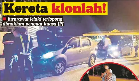  ??  ?? ANGGOTA JPJ membuat pemeriksaa­n dalam Op Bersepadu yang dijalankan di Plaza Tol Awan Besar menghala ibu negara, semalam.