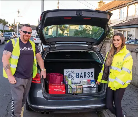  ??  ?? Neil and Kelly Tormey ready to head out for BARSS in Bray