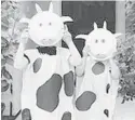  ?? COURTESY ?? Chick-fil-A’s Cow Appreciati­on Day rewards cow-clad customers with meals.