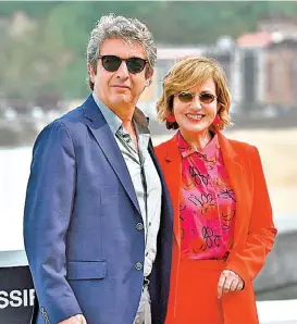  ?? AFP ?? Ricardo Darín y Mercedes Morán presentan una comedia romántica