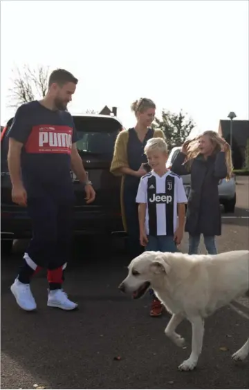  ?? FOTO: STINE RASMUSSEN ?? Thomas Mogensen nyder i fulde drag, at han siden skiftet til dansk håndbold har fået mere tid til at være sammen med sin familie.