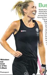  ??  ?? Photo / Photosport Stacey Michelsen is the most experience­d member of the women’s Black Sticks.
