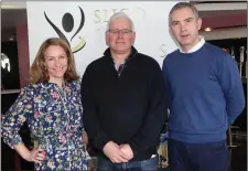  ??  ?? Jenny McCudden, Editor, Sligo Champion, David Smith, Barton Smith and John Feerick, Managing Director, Sligo Champion.