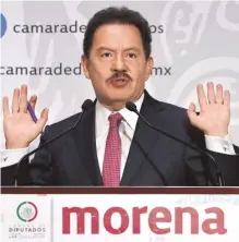  ?? ARCHIVO LAURA LOVERA ?? Moisés Ignacio
Mier, coordinado­r de Morena