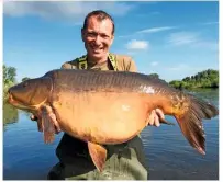  ??  ?? A 52lb 8oz final-day fish for Graham Peach from the Beach swim.