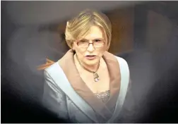  ?? PICTURE: ADRIAN ?? HOT WATER: The DA has suspended Helen Zille from all party-related activities.