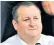  ??  ?? Mike Ashley caused controvers­y at the start of lockdown, when he planned to keep Sports Direct stores open