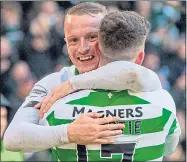  ??  ?? It’s been all smiles for Leigh Griffiths since the turn of the year