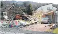  ?? Picture: Gordon Robbie. ?? The house in Murdiston Avenue after the explosion.