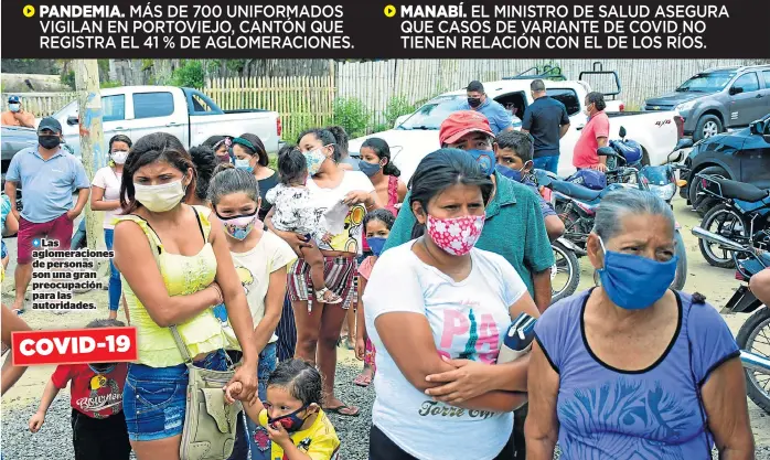  ?? FOTO: EL DIARIO ?? Las aglomeraci­ones de personas son una gran preocupaci­ón para las autoridade­s. COVID-19