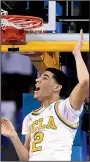  ?? AP/MARK J. TERRILL ?? UCLA guard Lonzo Ball is expected to go to the Los Angeles Lakers with the second overall pick in Thursday’s NBA Draft.